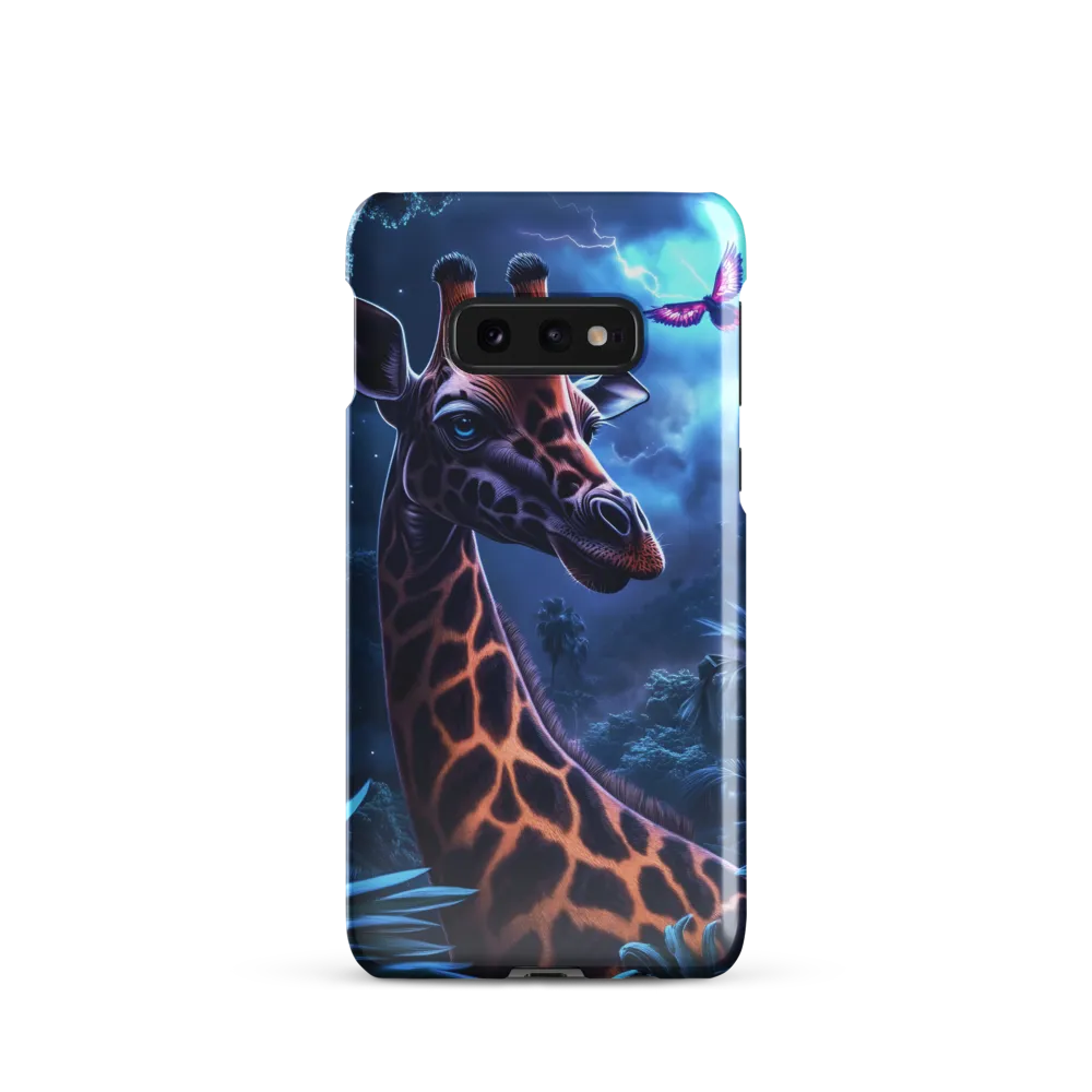 Mystical Giraffe in Twilight Jungle