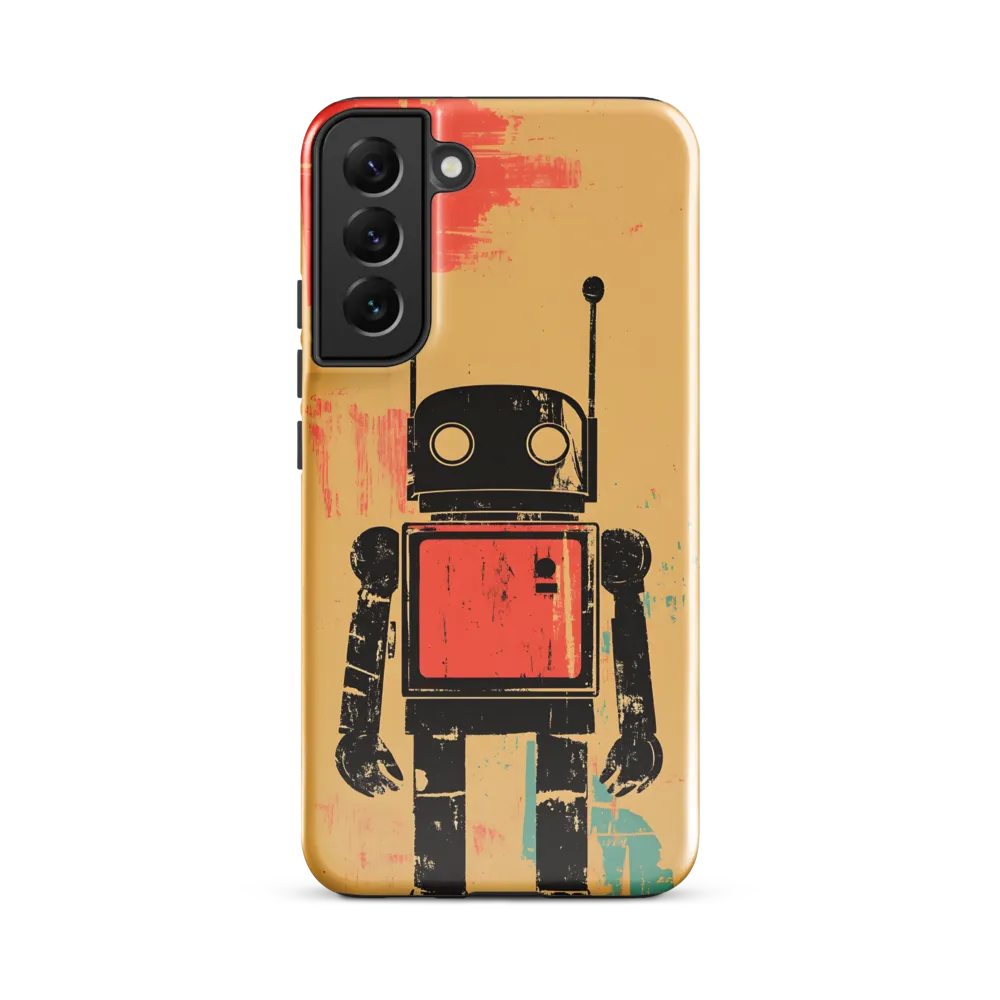 The Retro Robot | Phone Case |  S22 Plus | Tough Case | Glossy