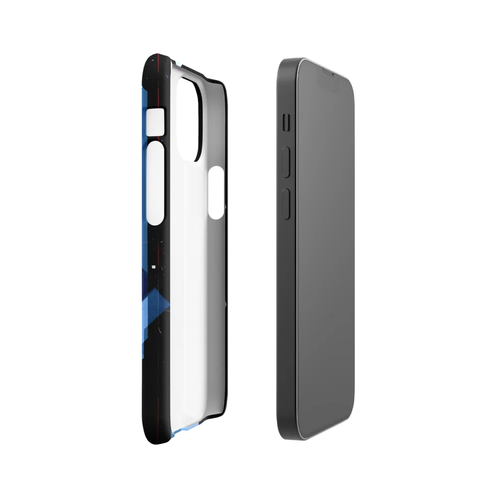 Blueprint of Depth | Phone Case |  13 Mini | Snap Case | Matte