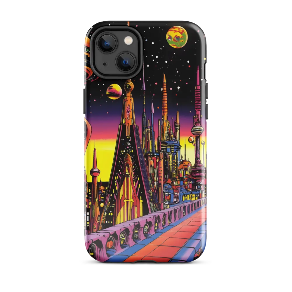 Futuristic Cosmos: A Journey Through Neon Cities