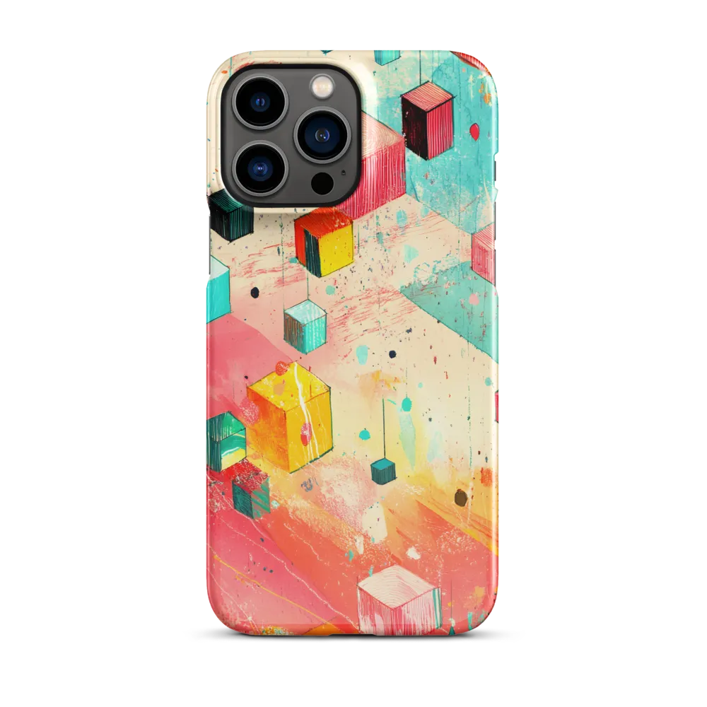 Suspended Cubes in Colorful Abstraction