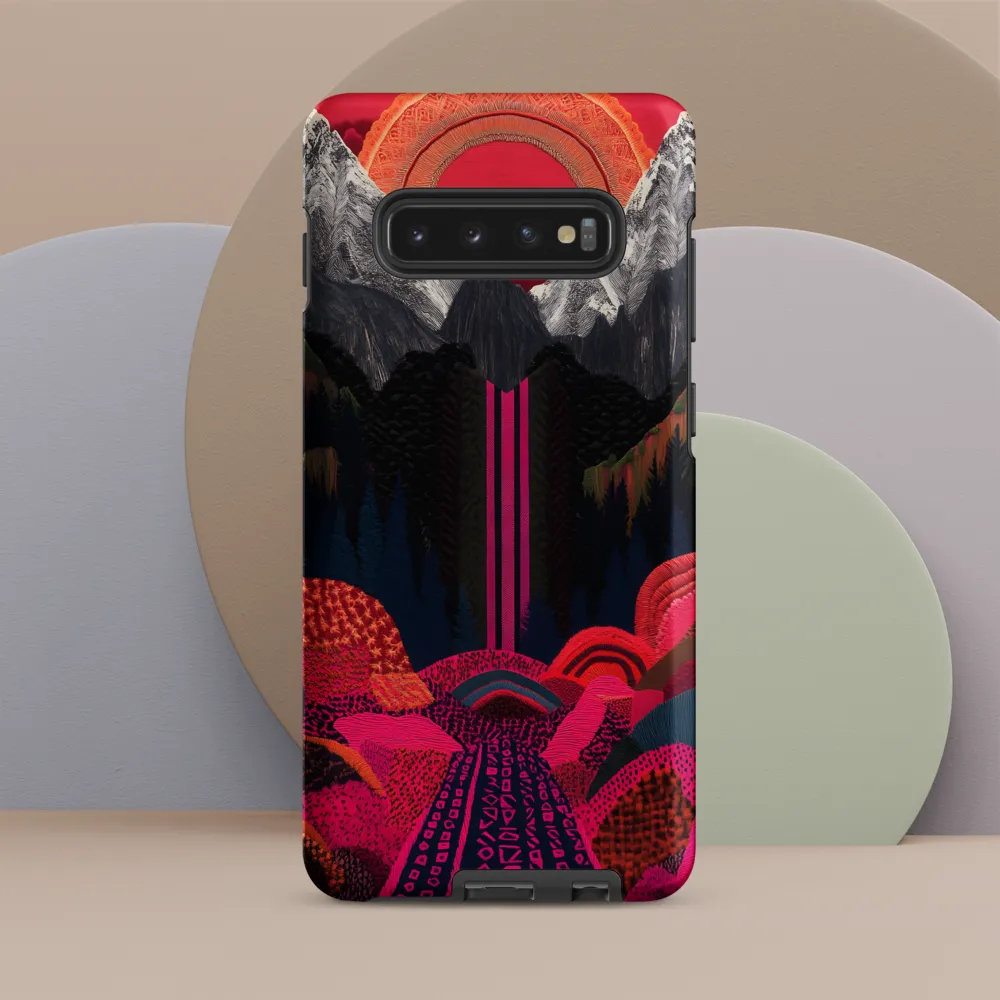 Ethereal Cascade: A Surreal Landscape