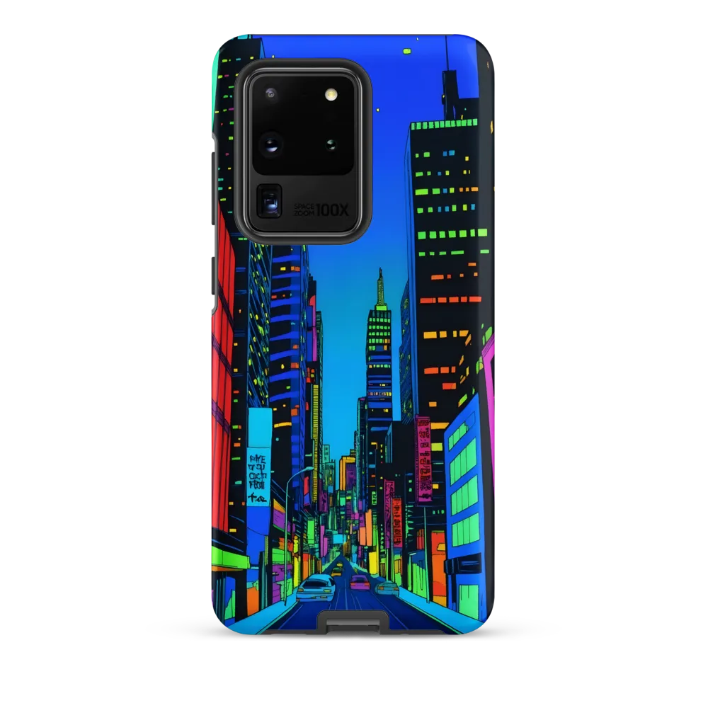 Neon Dreamscape: A Futuristic City at Dusk