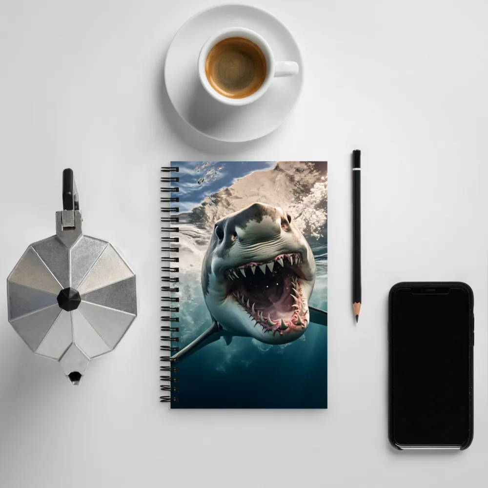 Fierce Majesty of the Ocean | Spiral Notebook