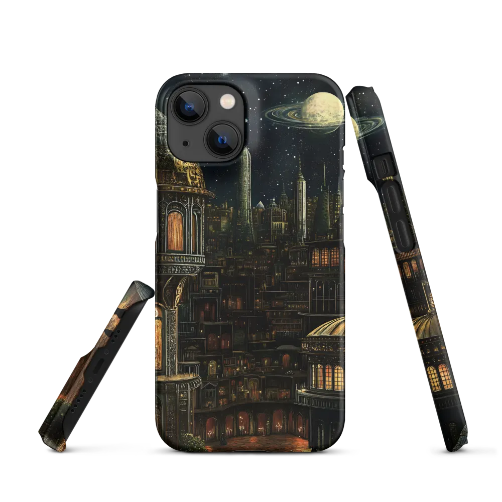 Celestial Enigma: A Surreal Cityscape