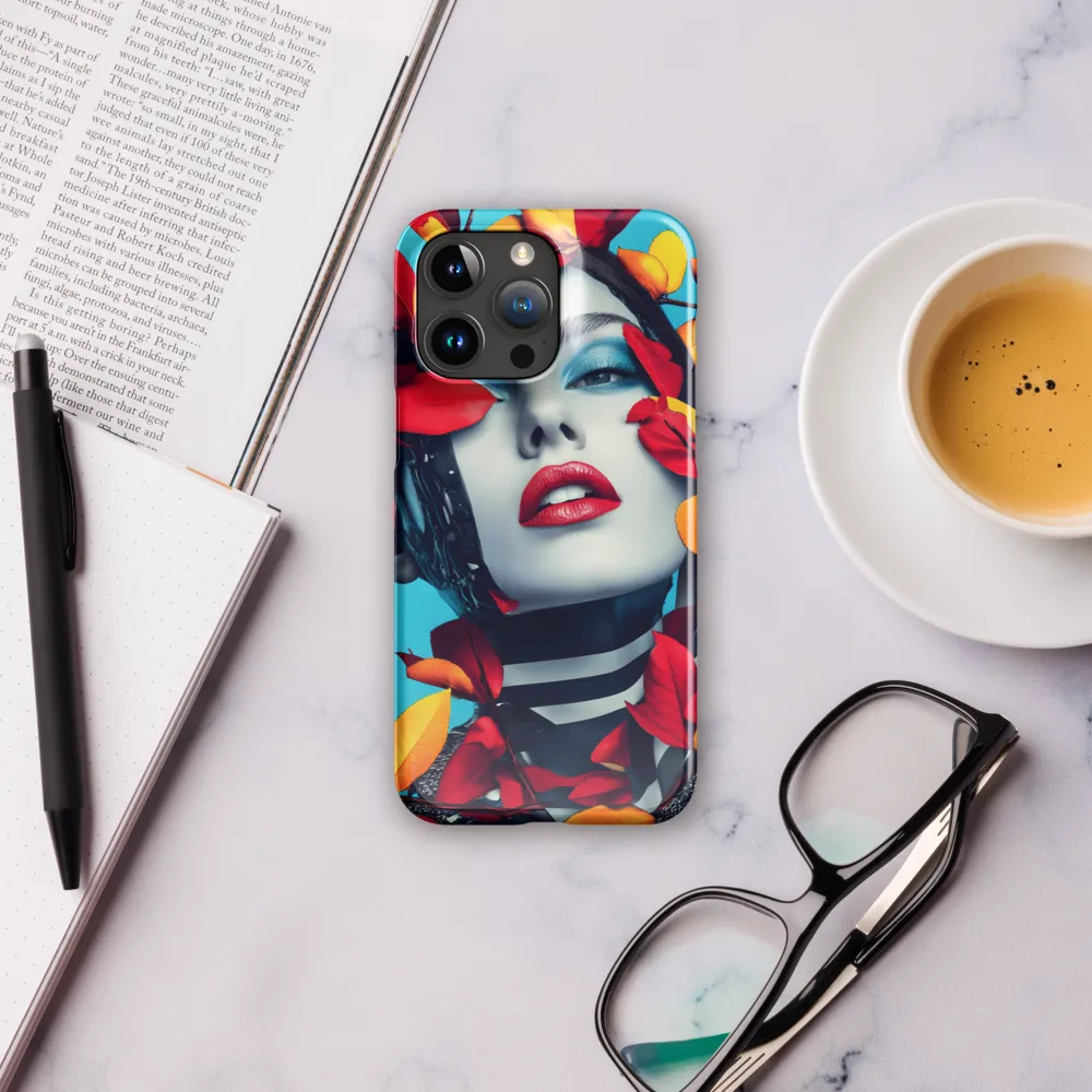 Futuristic Fusion: Nature Meets Technology | Phone Case |  15 Pro Max | Snap Case | Glossy