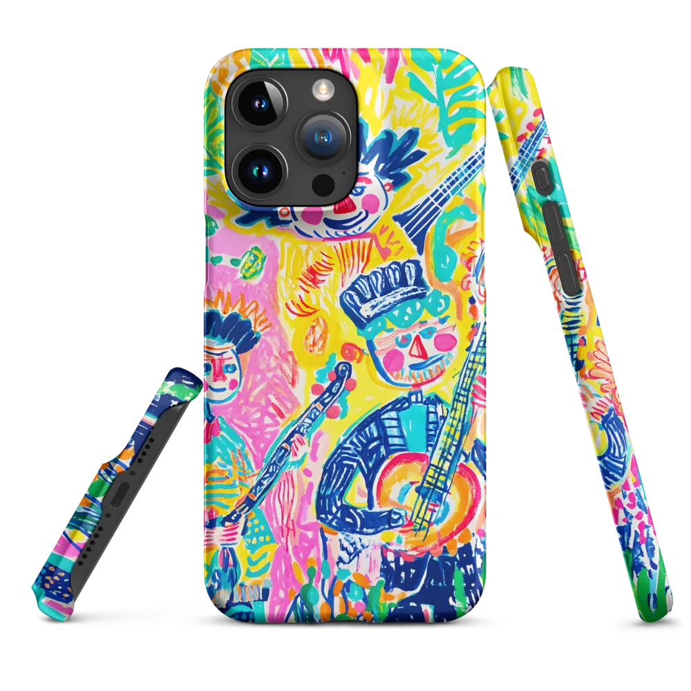Joyful Duet: A Celebration of Music | Phone Case |  15 Pro Max | Snap Case | Matte