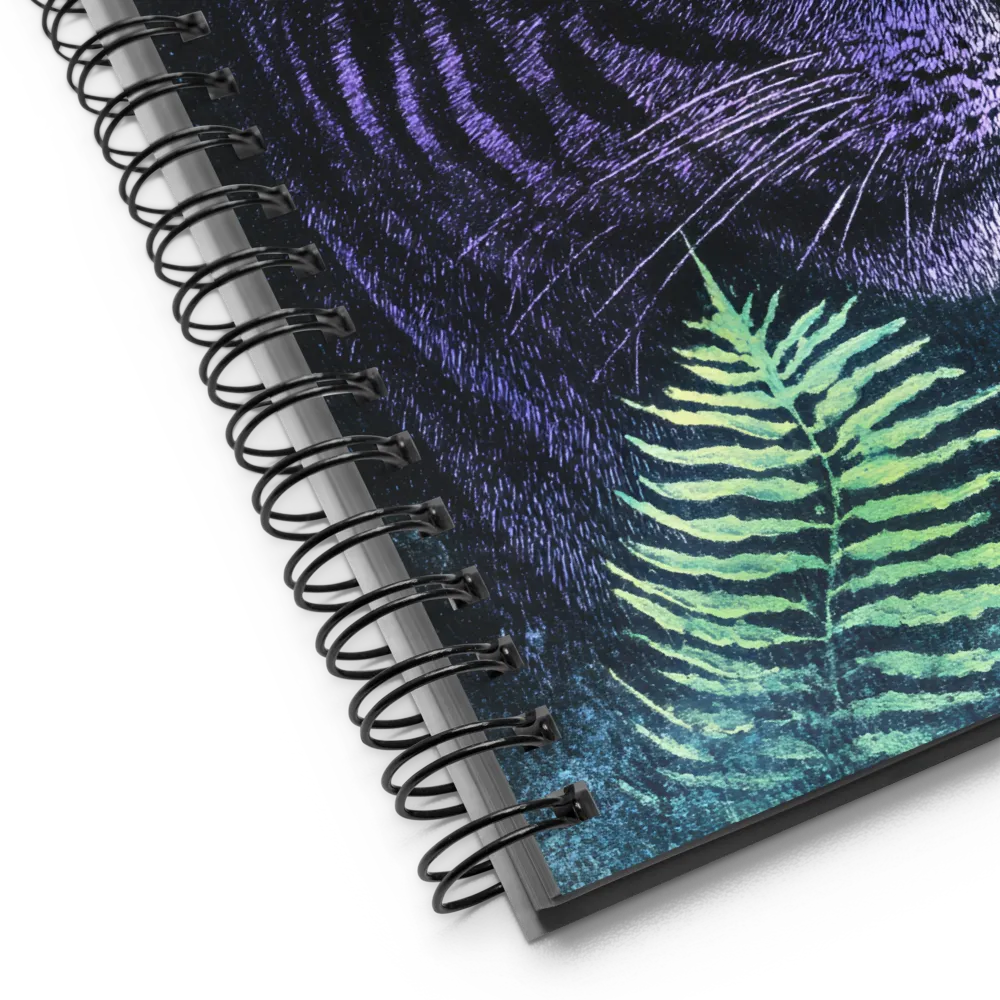 Gaze of the Mystic Tiger | Spiral Notebook