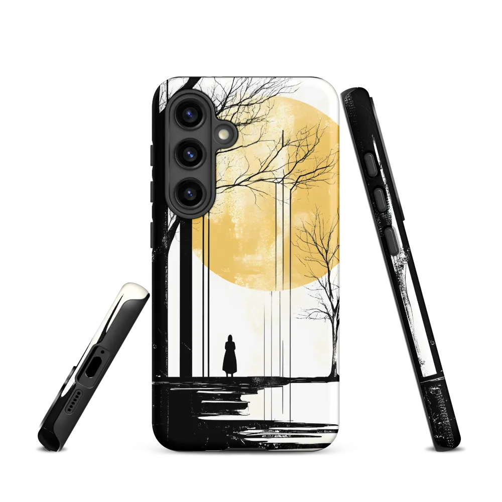 Solitude Under the Yellow Sun | Phone Case |  S24 | Tough Case | Matte