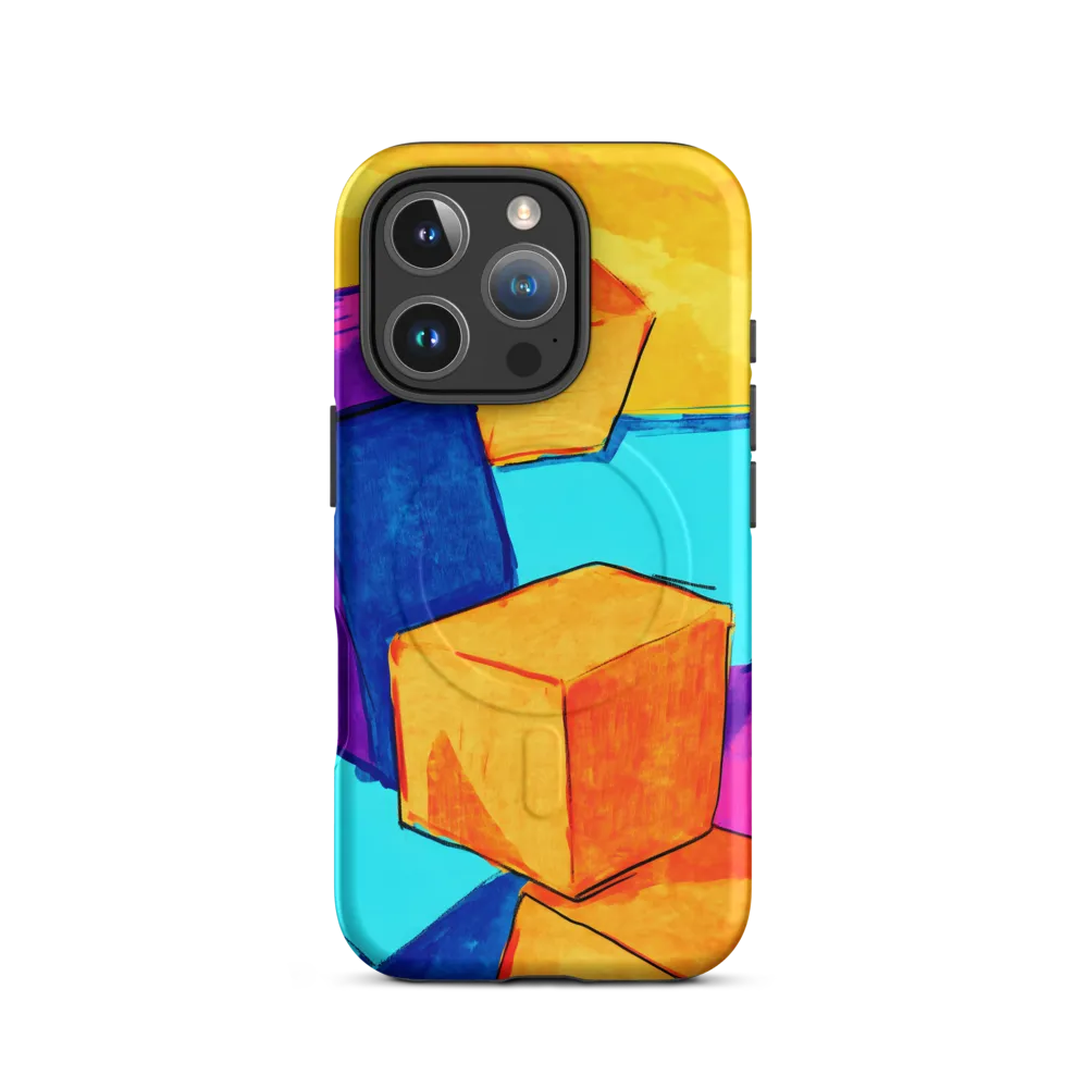 Playful Cubes in Vibrant Harmony