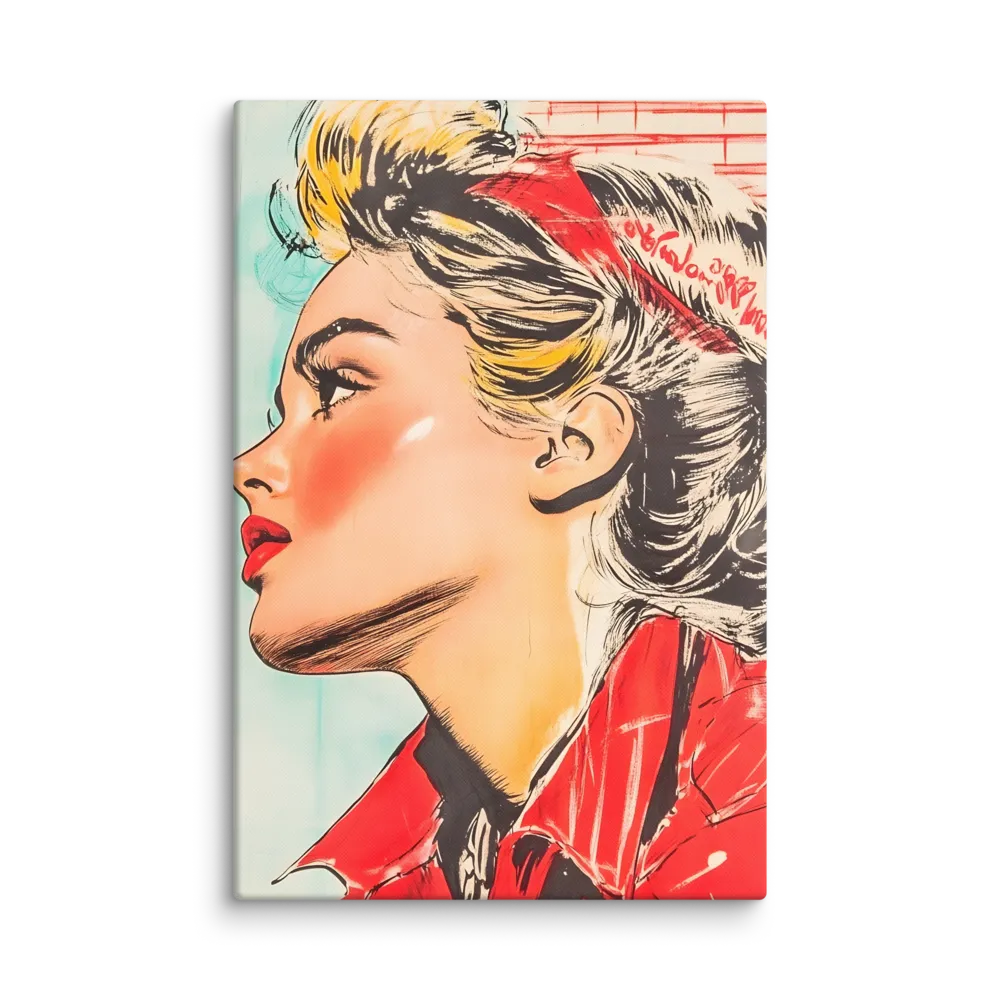 Empowered Elegance: A Pop Art Portrait