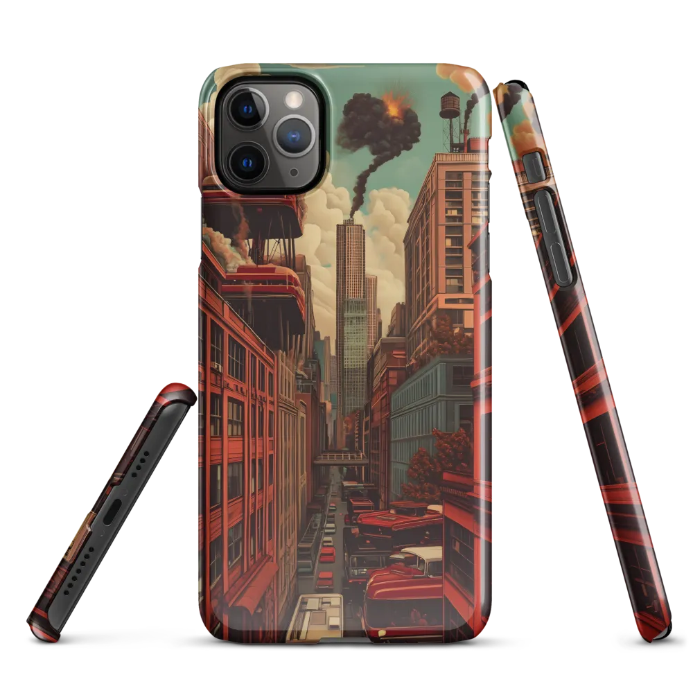 Urban Chaos: A Surreal Exploration | Phone Case |  11 Pro Max | Snap Case | Glossy