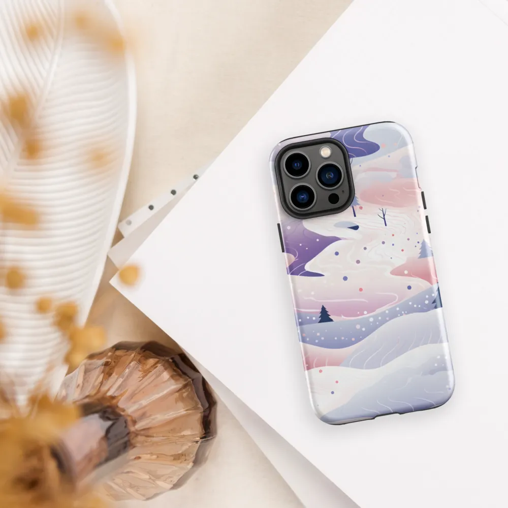 Dreamy Winter Landscape | Phone Case |  13 Pro Max | Tough Case | Glossy