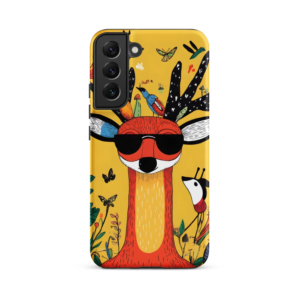 Playful Deer with Sunglasses