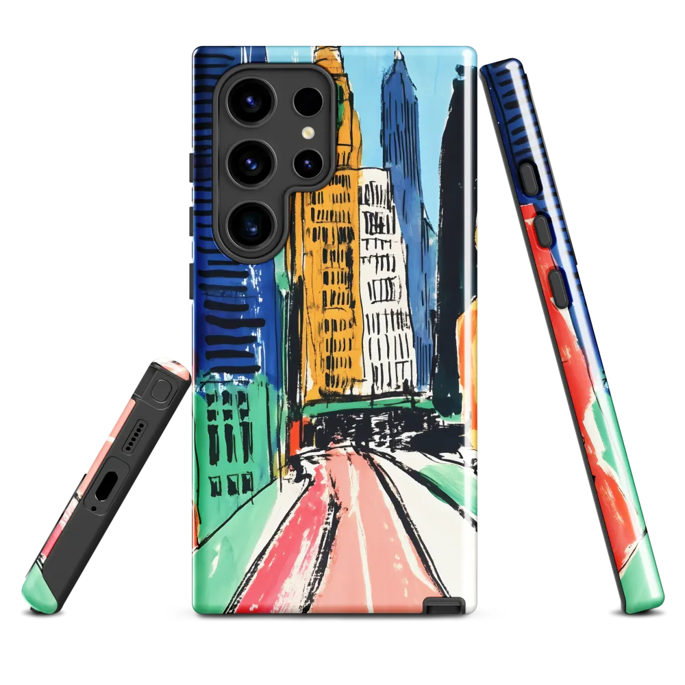 Urban Symphony in Color | Phone Case |  S24 Ultra | Tough Case | Glossy