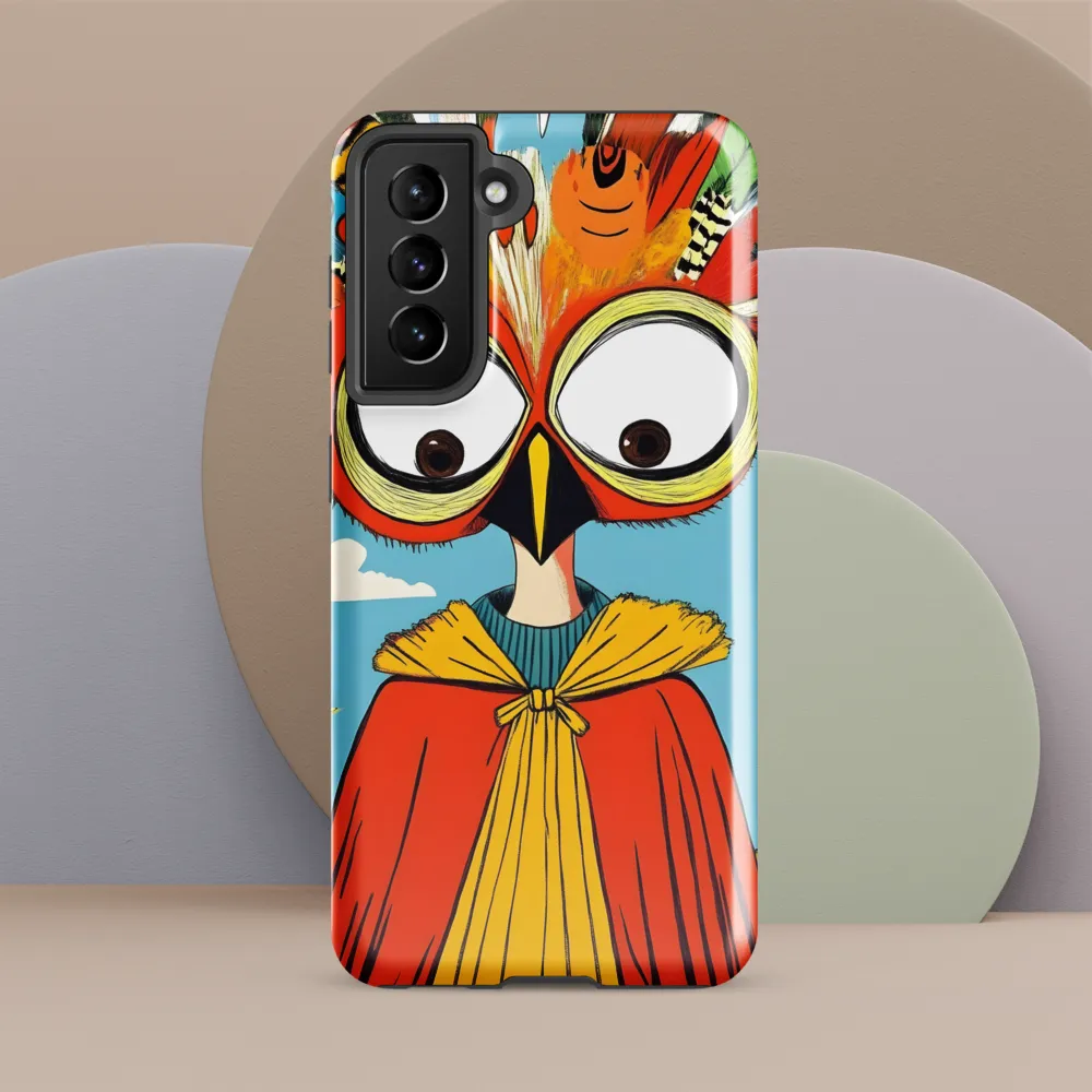 A Whimsical Encounter: The Owl-Human Fusion