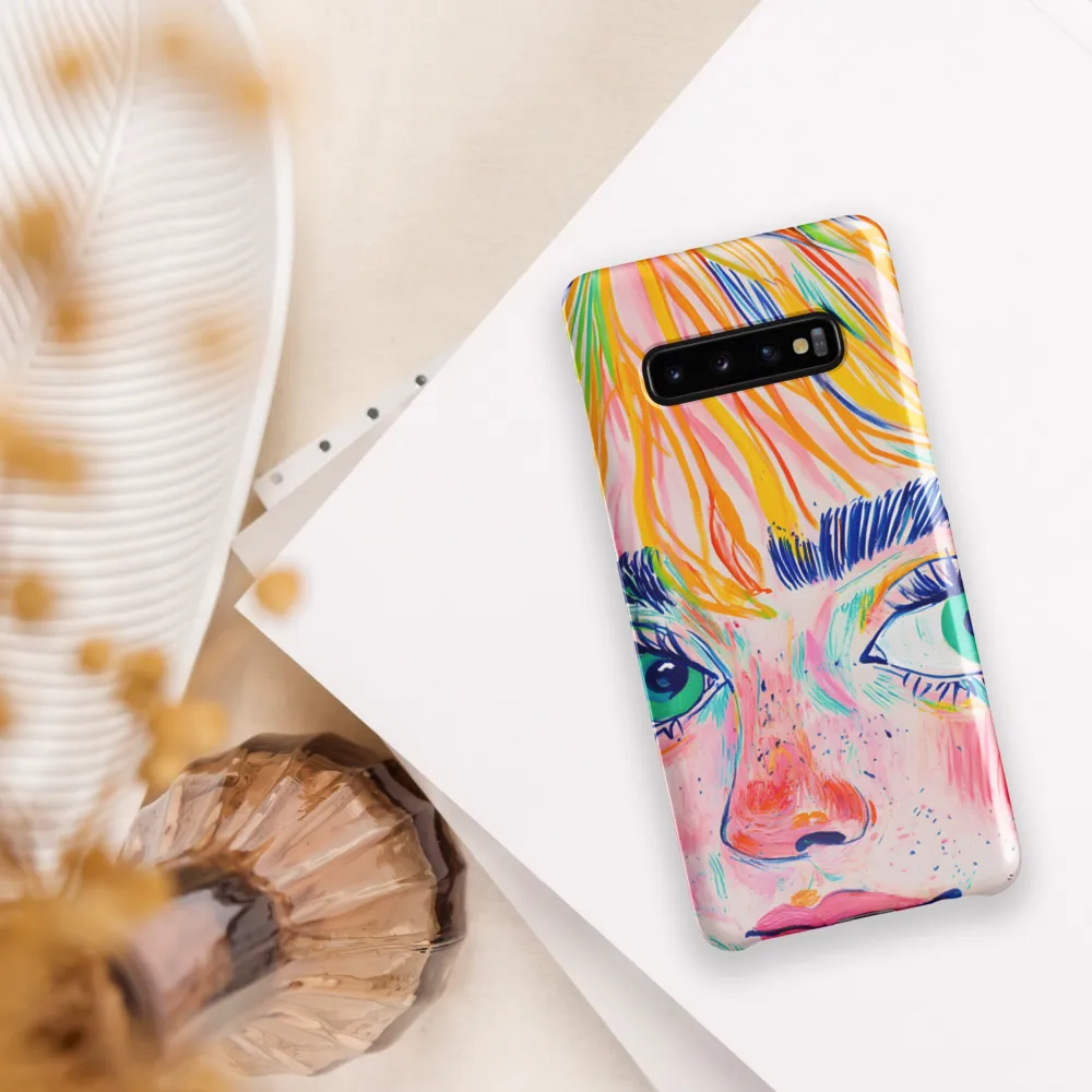 Vibrant Gaze | Phone Case |  S10 Plus | Snap Case | Glossy