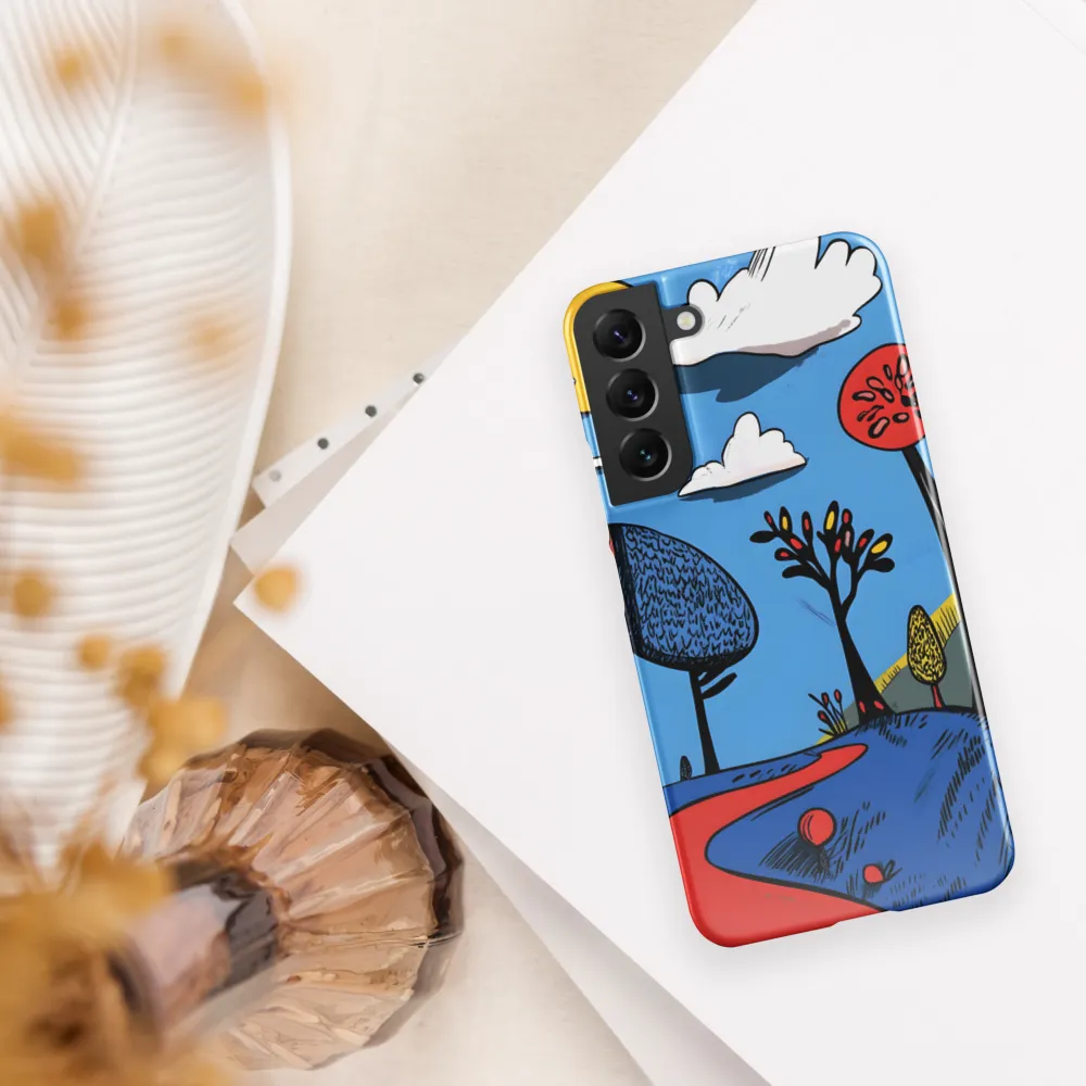 A Playful Journey Through Whimsical Woods | Phone Case |  S22 Plus | Snap Case | Glossy