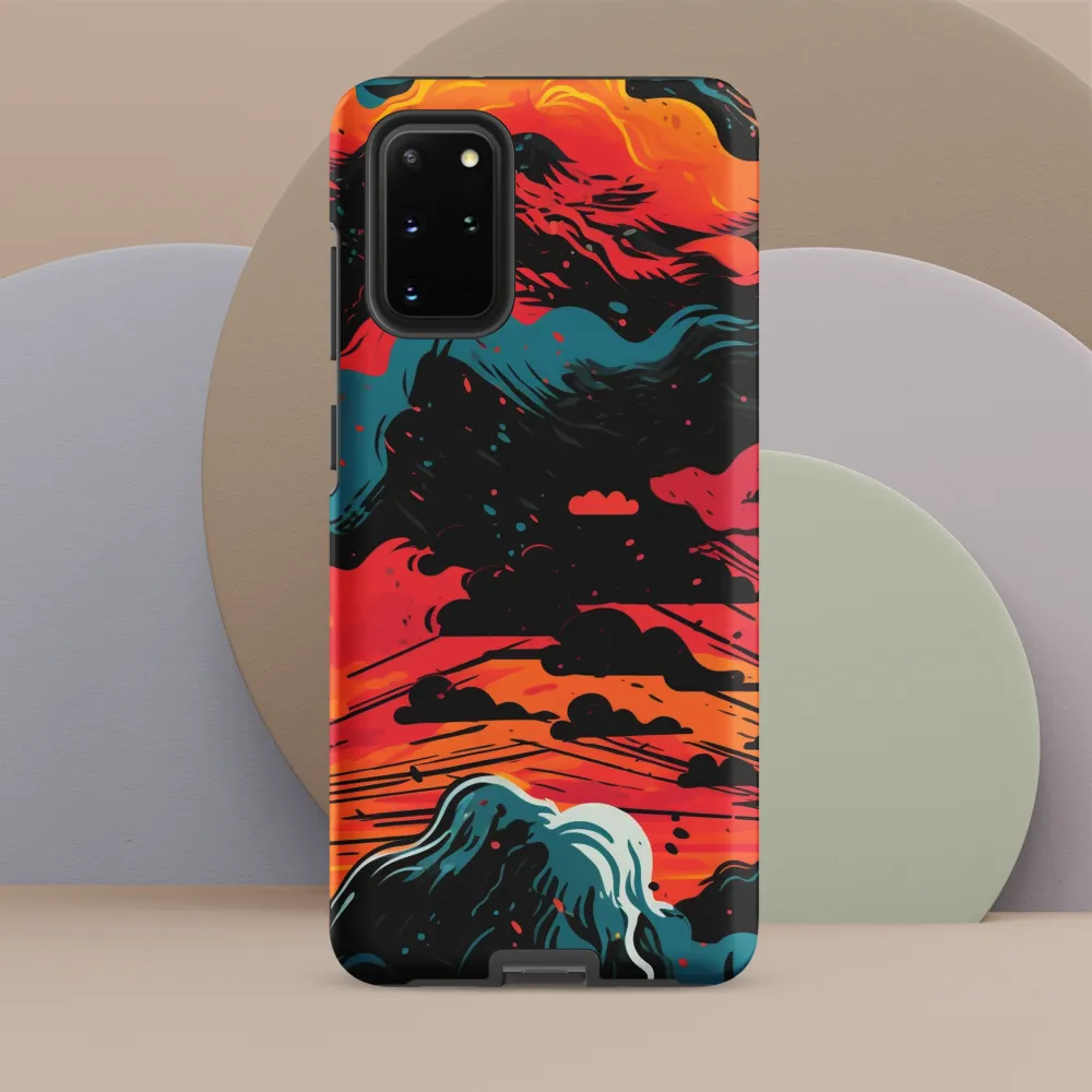 Ethereal Twilight: A Dramatic Landscape in Motion