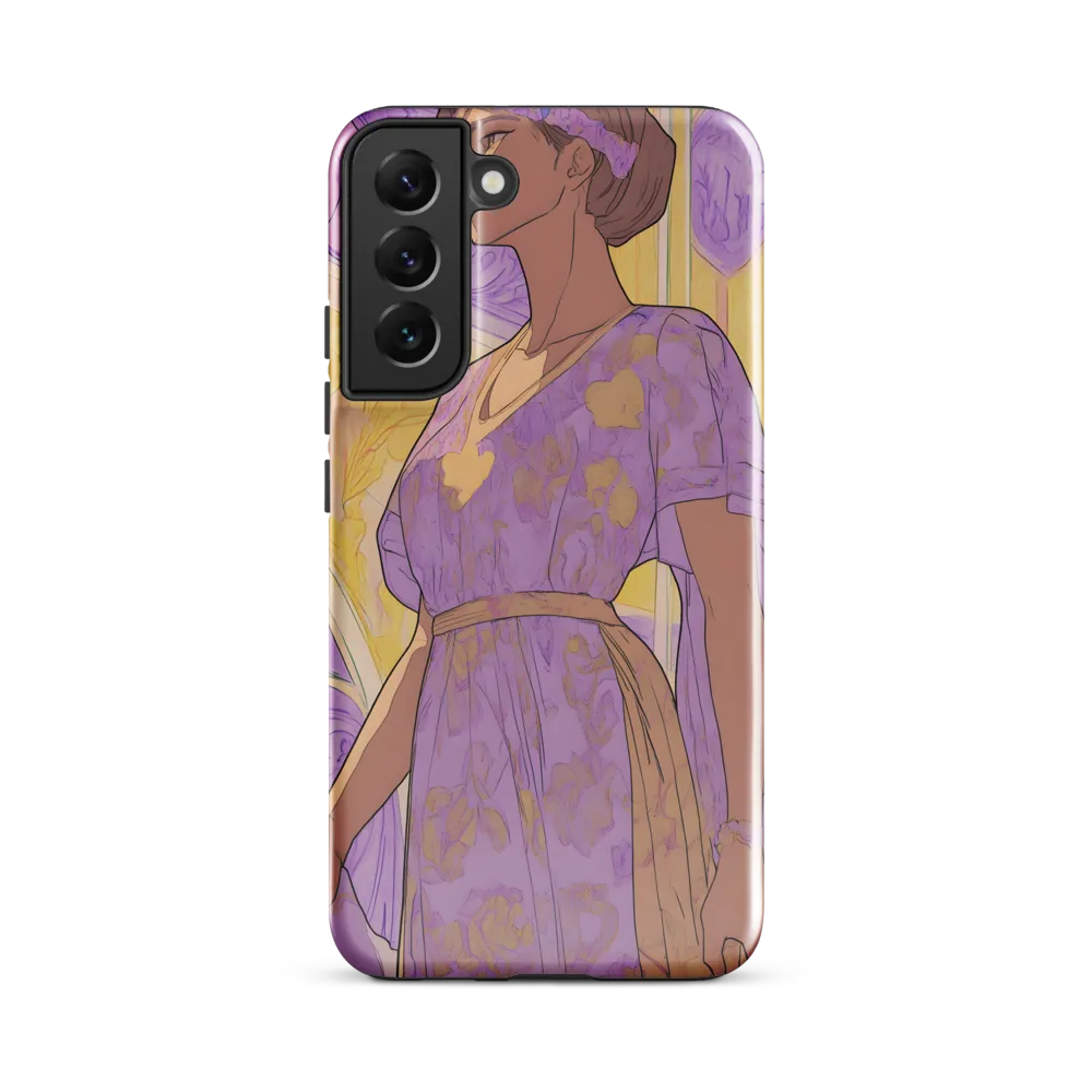 Elegance in Floral Harmony | Phone Case |  S22 Plus | Tough Case | Glossy