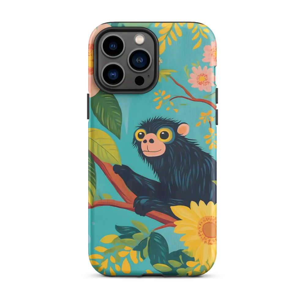Joyful Encounter in a Floral Paradise