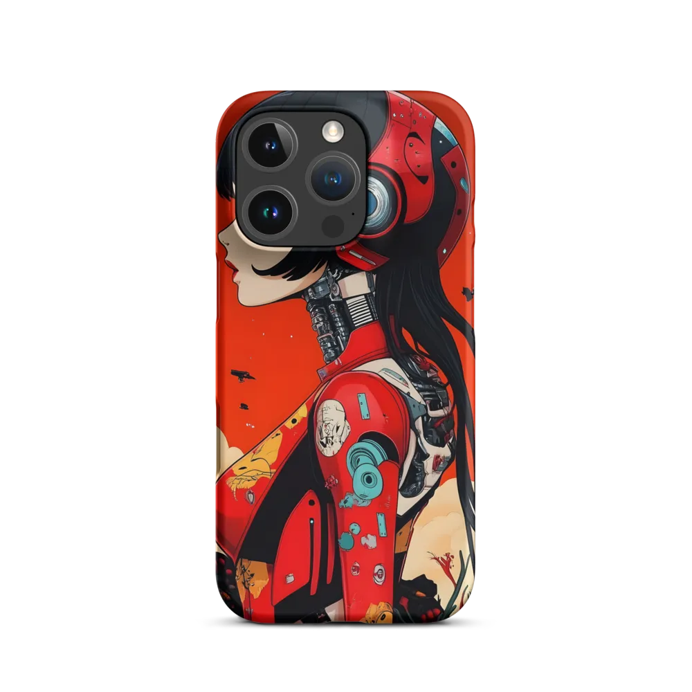 Ethereal Mechanica: A Cyberpunk Portrait | Phone Case |  16 Pro | Snap Case | Matte