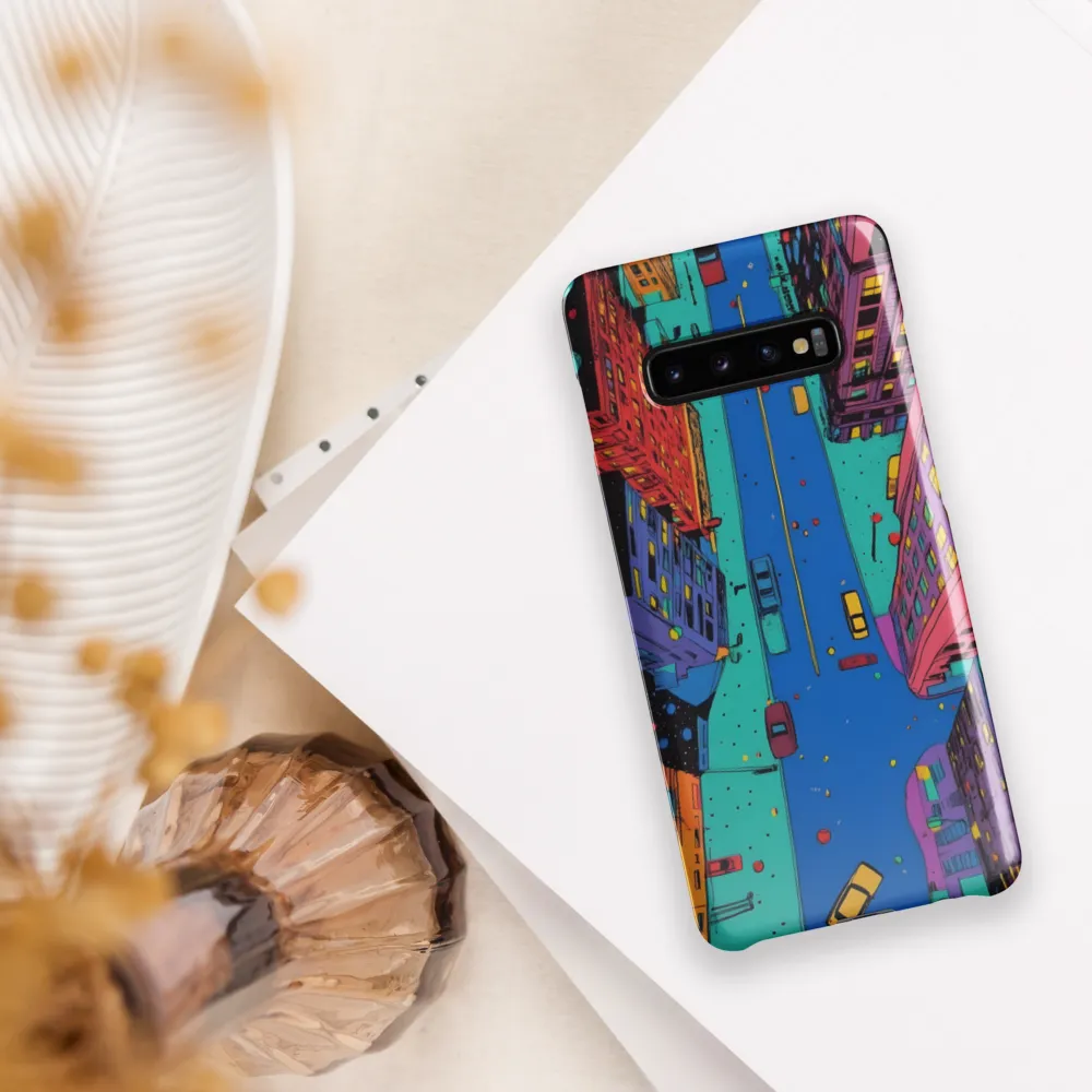 Aerial Dreamscape: The Pulse of Urban Life | Phone Case |  S10 Plus | Snap Case | Glossy