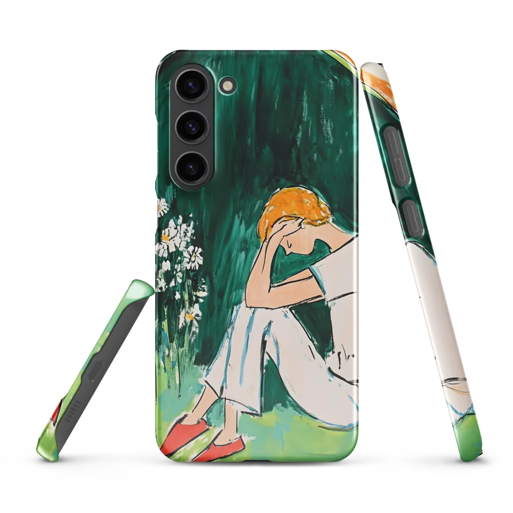 Silent Sorrow | Phone Case |  S23 Plus | Snap Case | Glossy