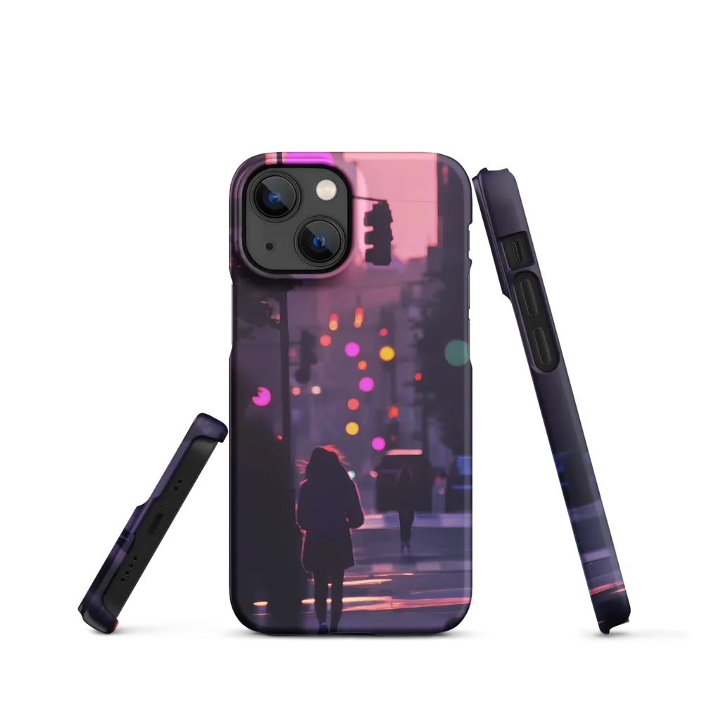 City Silhouettes at Dusk | Phone Case |  13 Mini | Snap Case | Matte