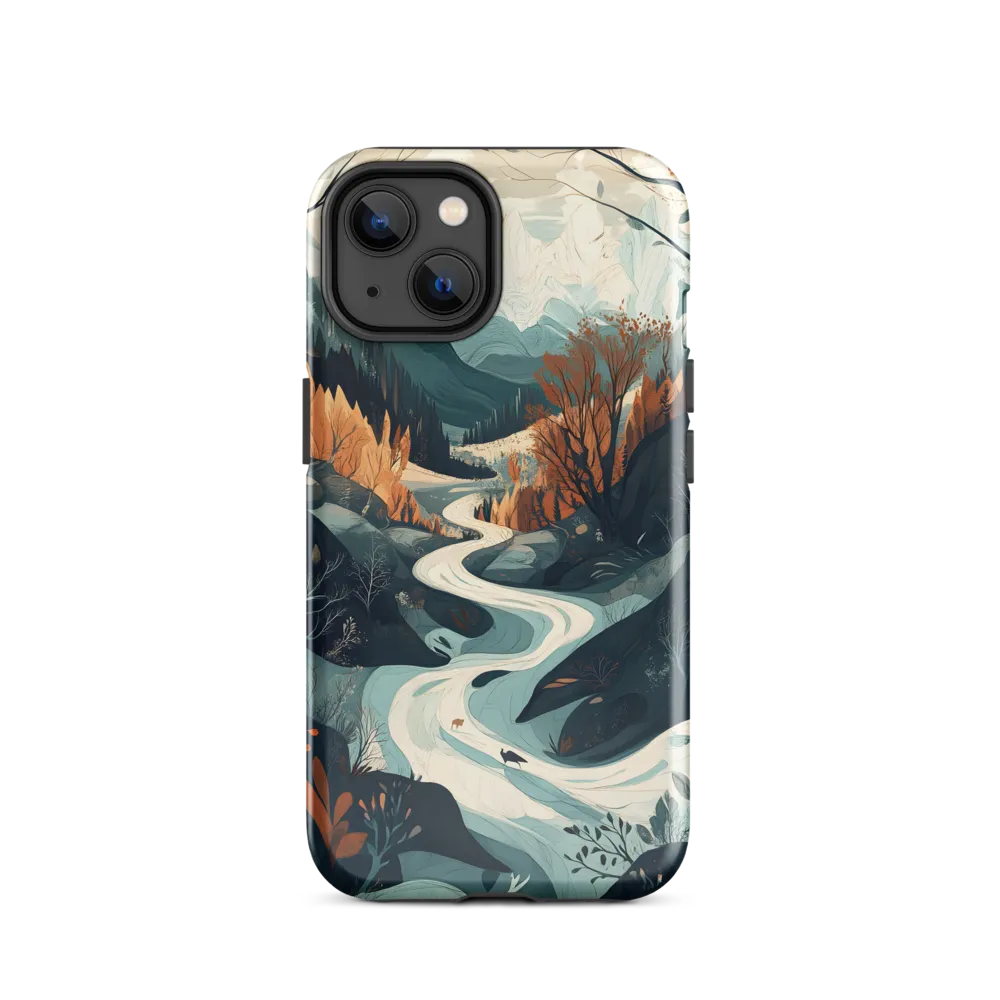 Winding Serenity: A Digital Landscape