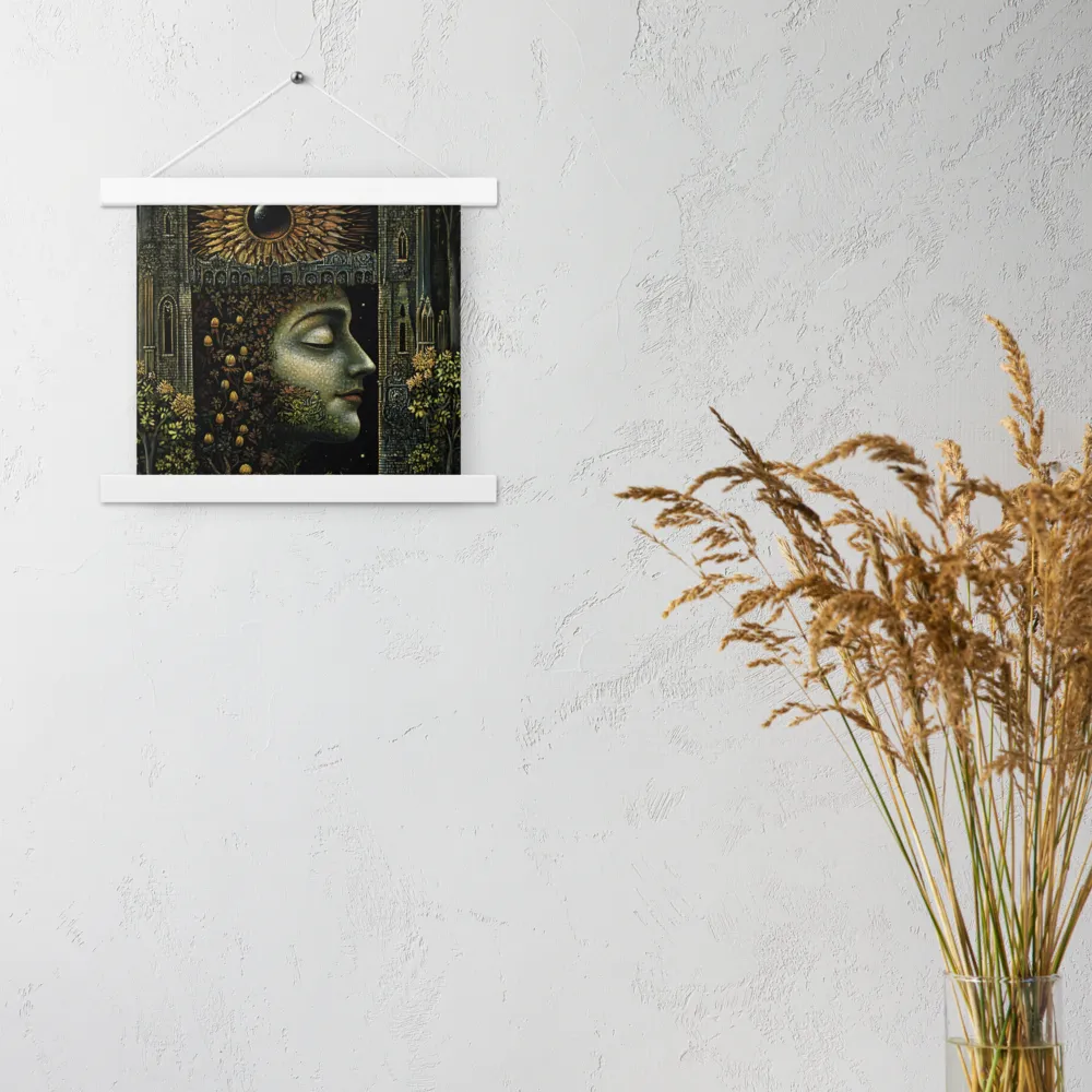 Nature’s Embrace: The Infinite Connection | Poster With White Wood Hanger | 10″×10″