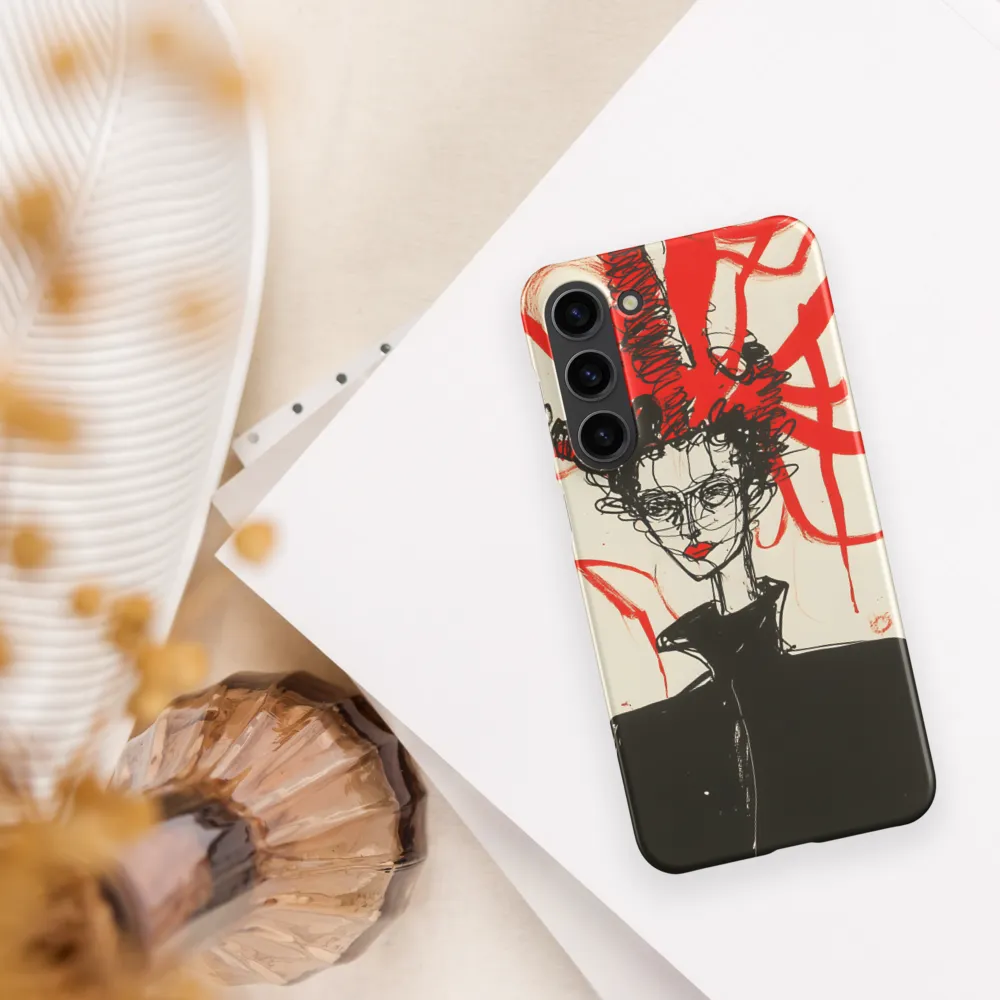 Dramatic Elegance in Red and Black