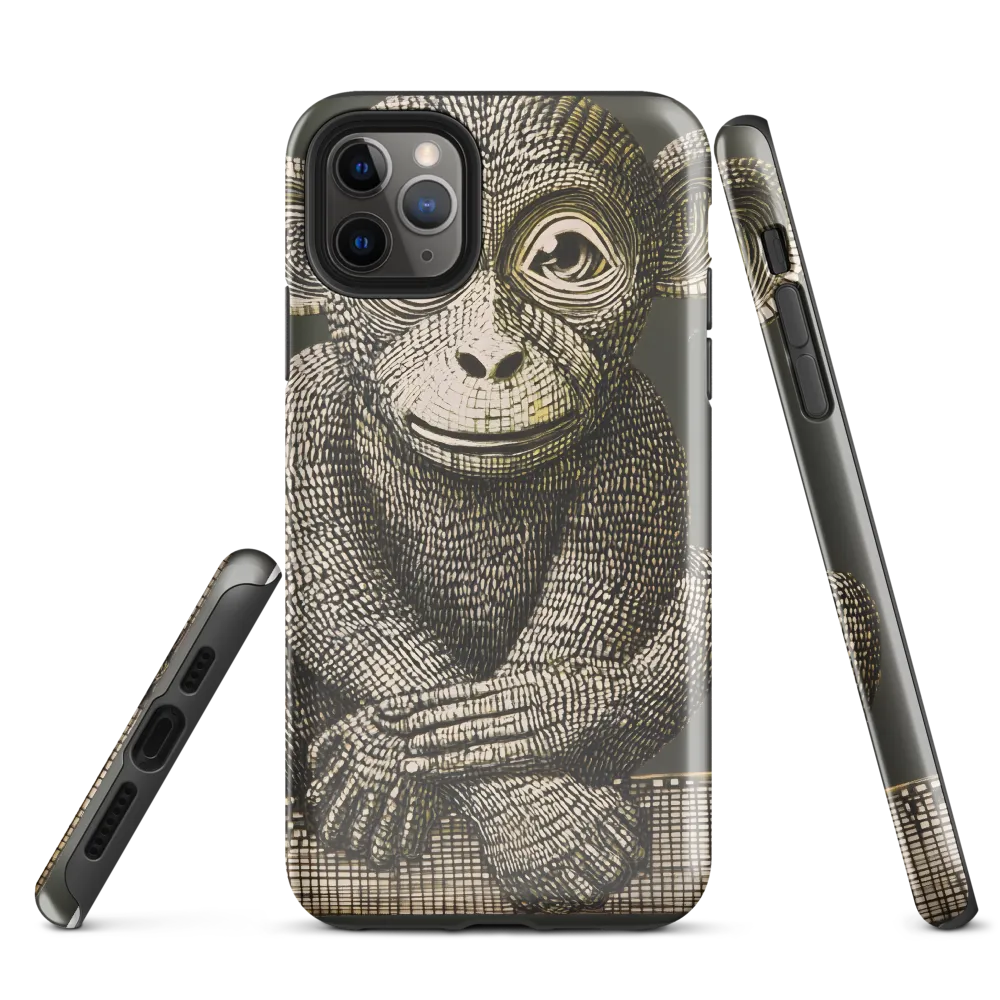 Intricate Primate Portrait | Phone Case |  11 Pro Max | Tough Case | Glossy