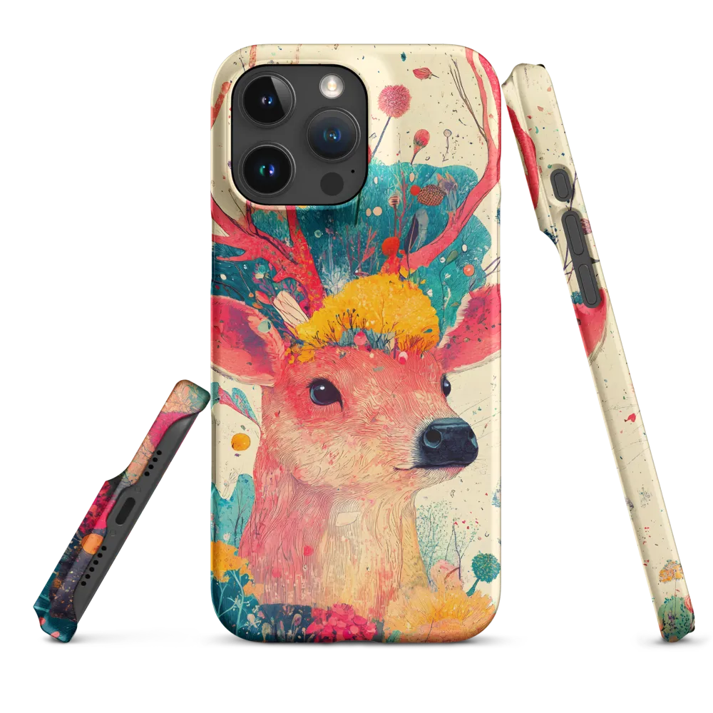Whimsical Harmony: A Deer in Bloom