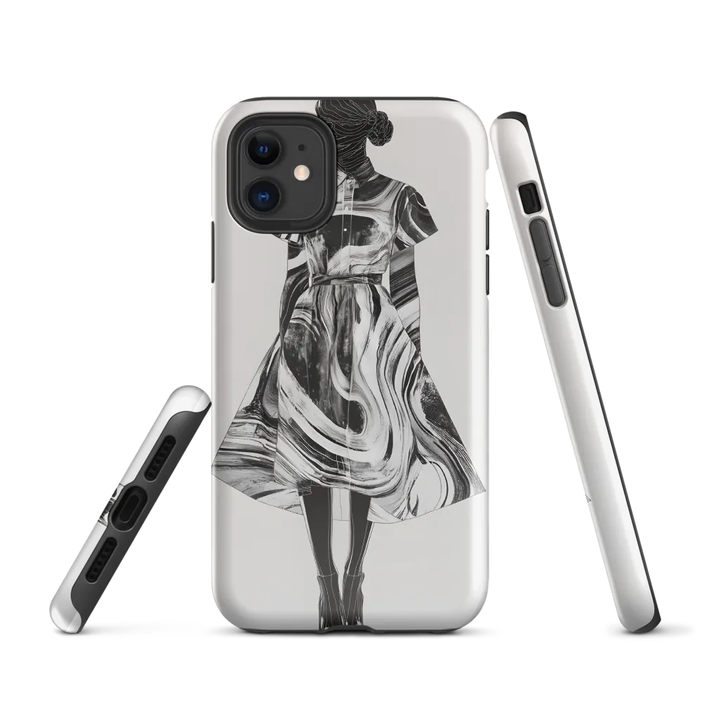 Whirls of Elegance: A Contemporary Fashion Design
