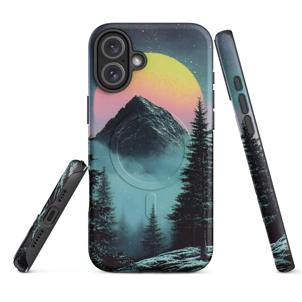 Ethereal Peaks Under Celestial Lights