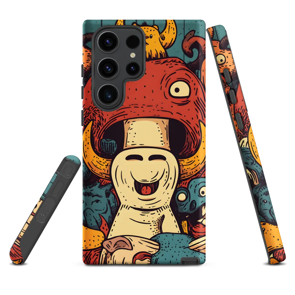 Whimsical Gathering of Creatures | Phone Case |  S23 Ultra | Tough Case | Matte