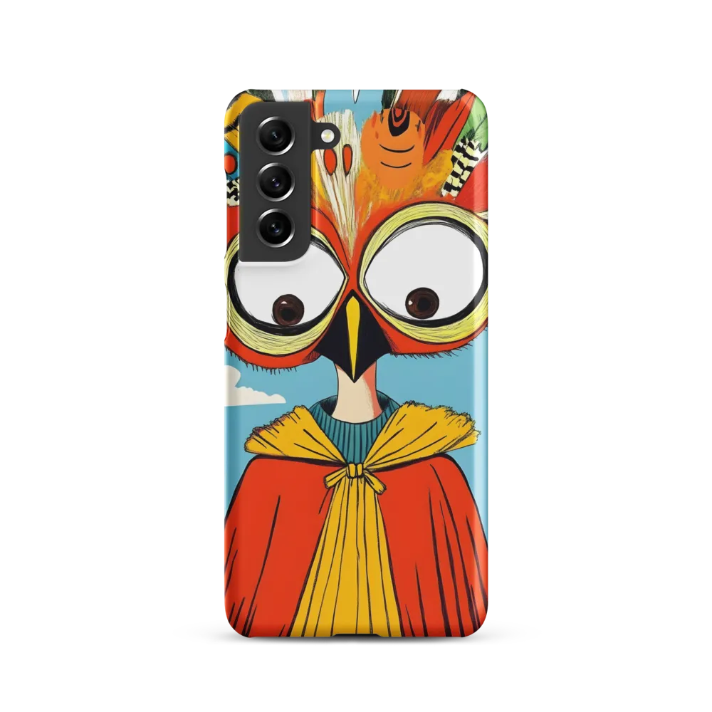 A Whimsical Encounter: The Owl-Human Fusion
