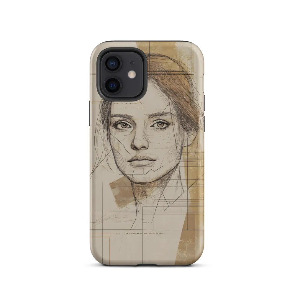Geometric Elegance: A Modern Portrait