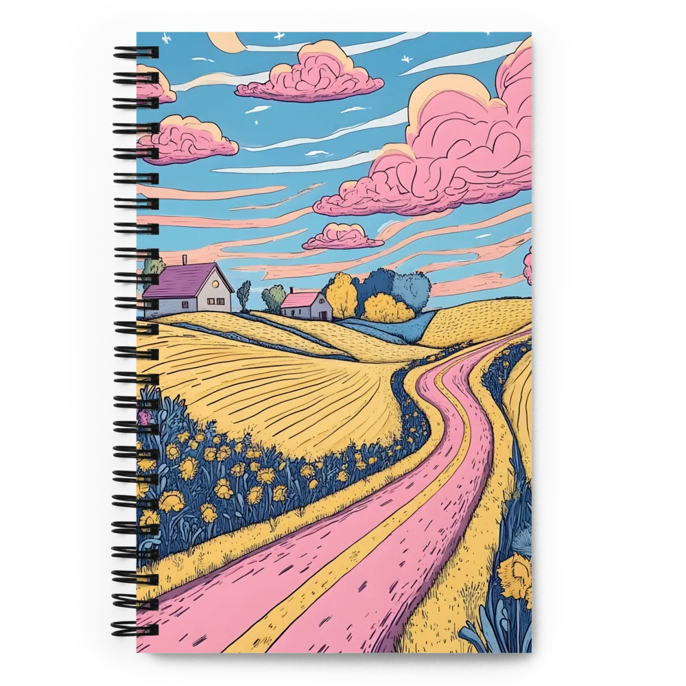 Idyllic Countryside Journey | Spiral Notebook