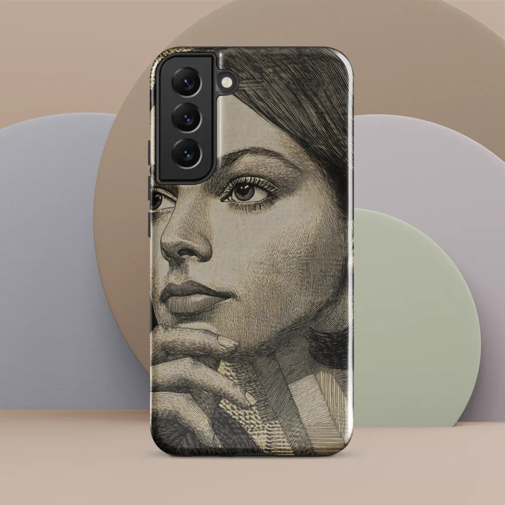 Contemplative Reflection | Phone Case |  S22 Plus | Tough Case | Glossy