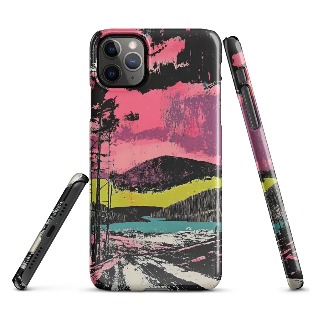 Vibrant Horizons: A Landscape in Contrast | Phone Case |  11 Pro Max | Snap Case | Glossy