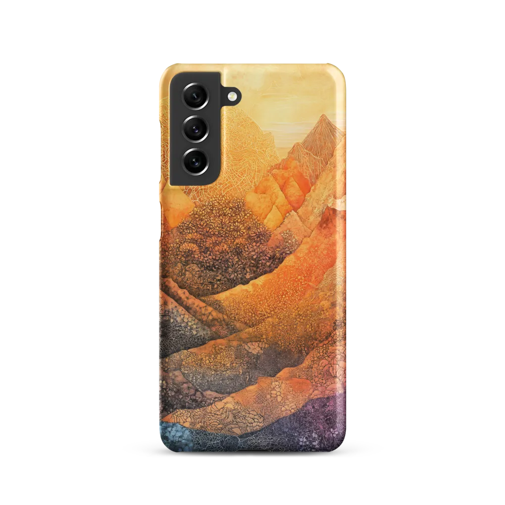 Serene Peaks of Color
