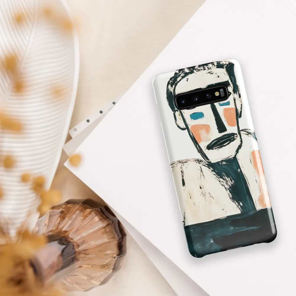 Contemplative Figure | Phone Case |  S10 Plus | Snap Case | Glossy