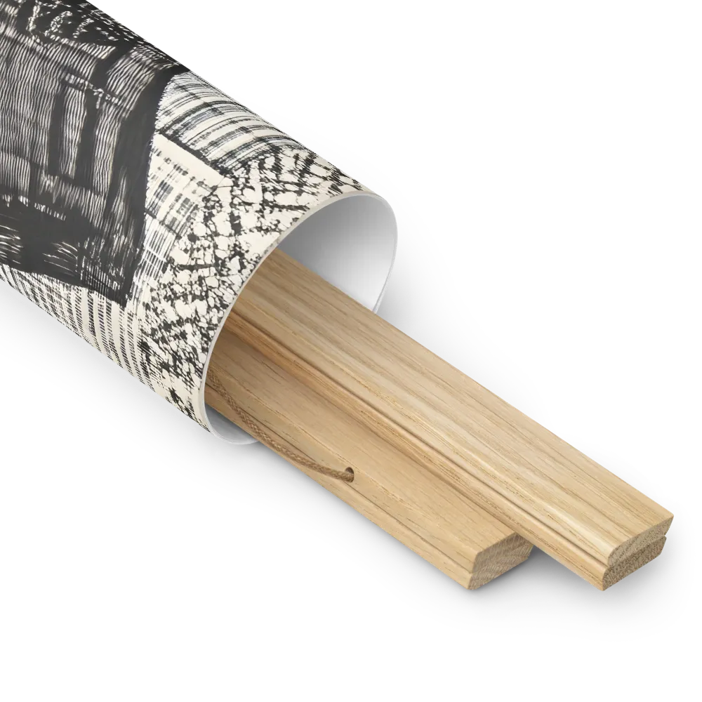 Urban Reflections: A Shopping Narrative | Poster With Oak Wood Hanger | 18″×18″