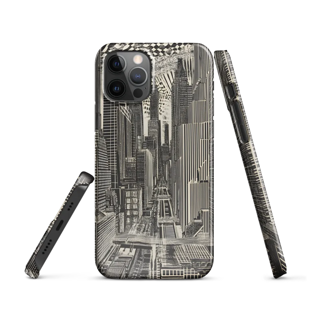 Urban Dreams: A Surreal Cityscape | Phone Case |  12 Pro | Snap Case | Glossy