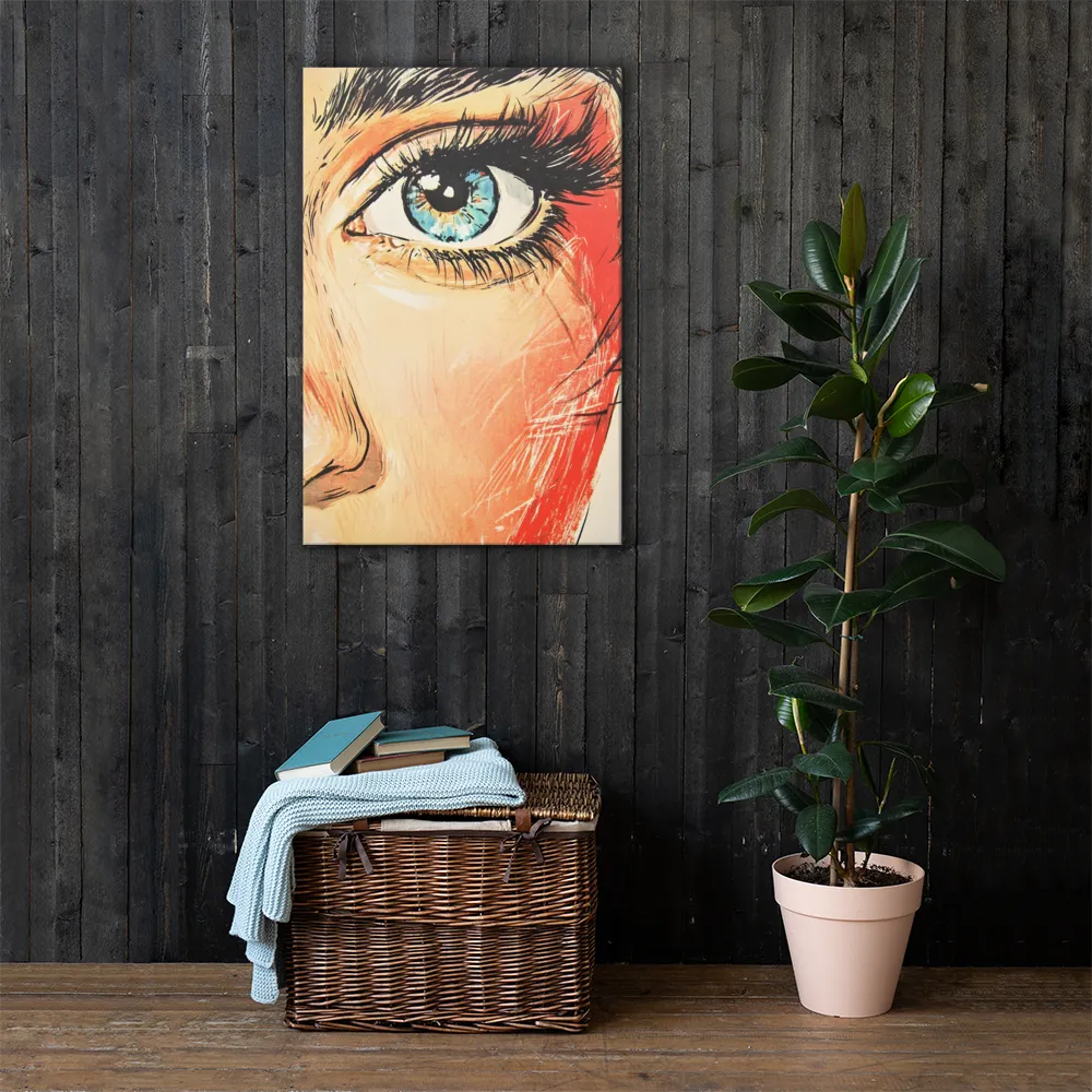 Gaze of Emotion | Canvas | 24″×36″