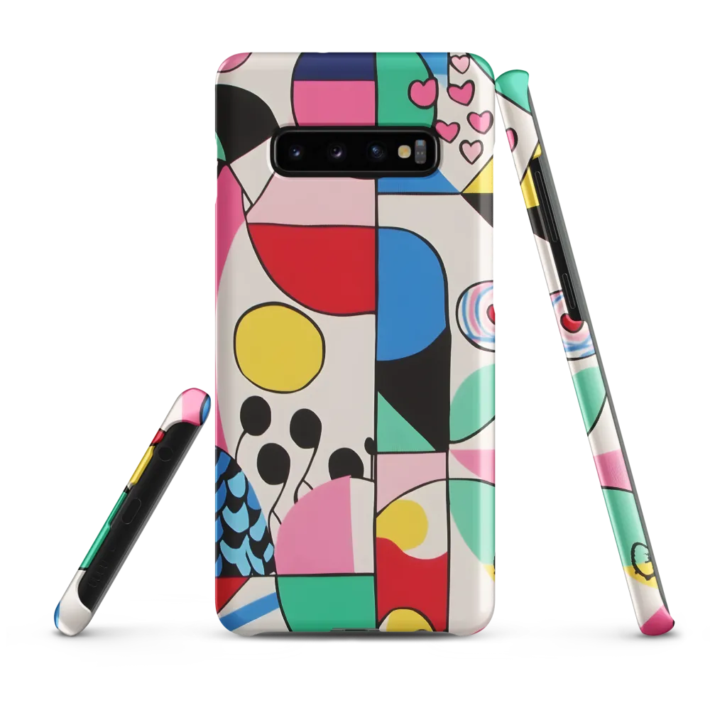 Dynamic Interplay of Shapes | Phone Case |  S10 Plus | Snap Case | Matte
