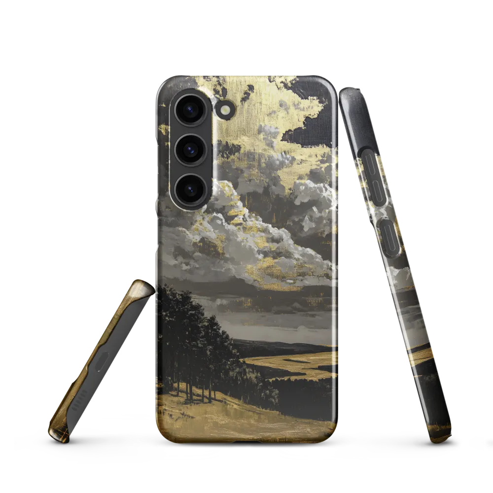 Golden Serenity in a Dramatic Sky | Phone Case |  S23 | Snap Case | Glossy
