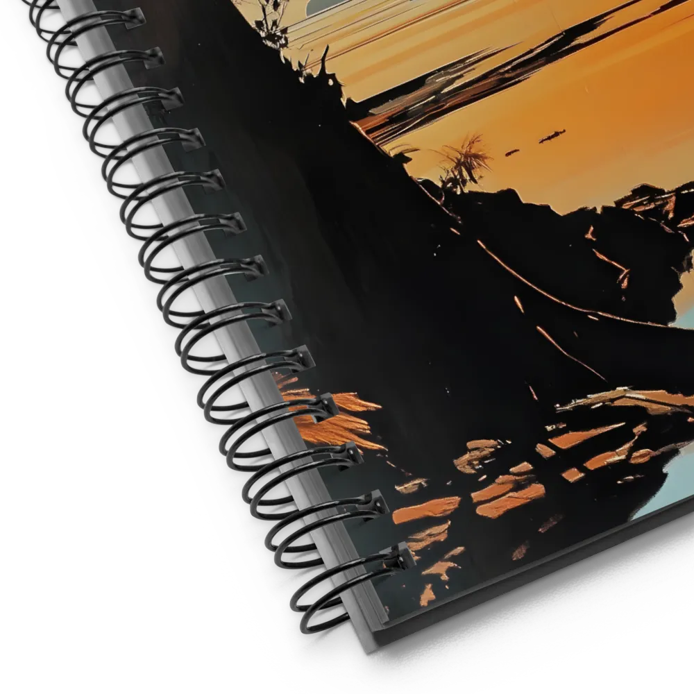 Reflections of Twilight | Spiral Notebook